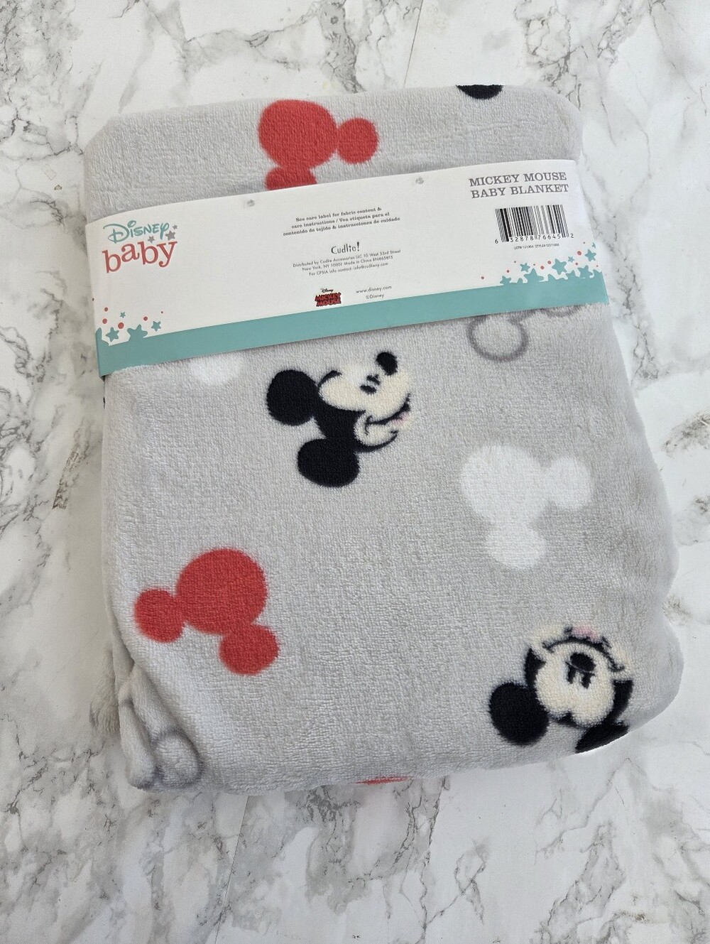 Disney Baby Boy Mickey Mouse 1-Ply Flannel Fleece - Picture 2 of 2